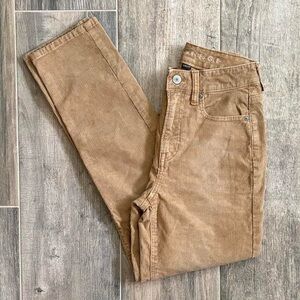 American Eagle Tan Corduroy High Waisted Pants